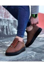 Taba Kömür Düz Erkek Casual Ayakkabı - Görsel 3
