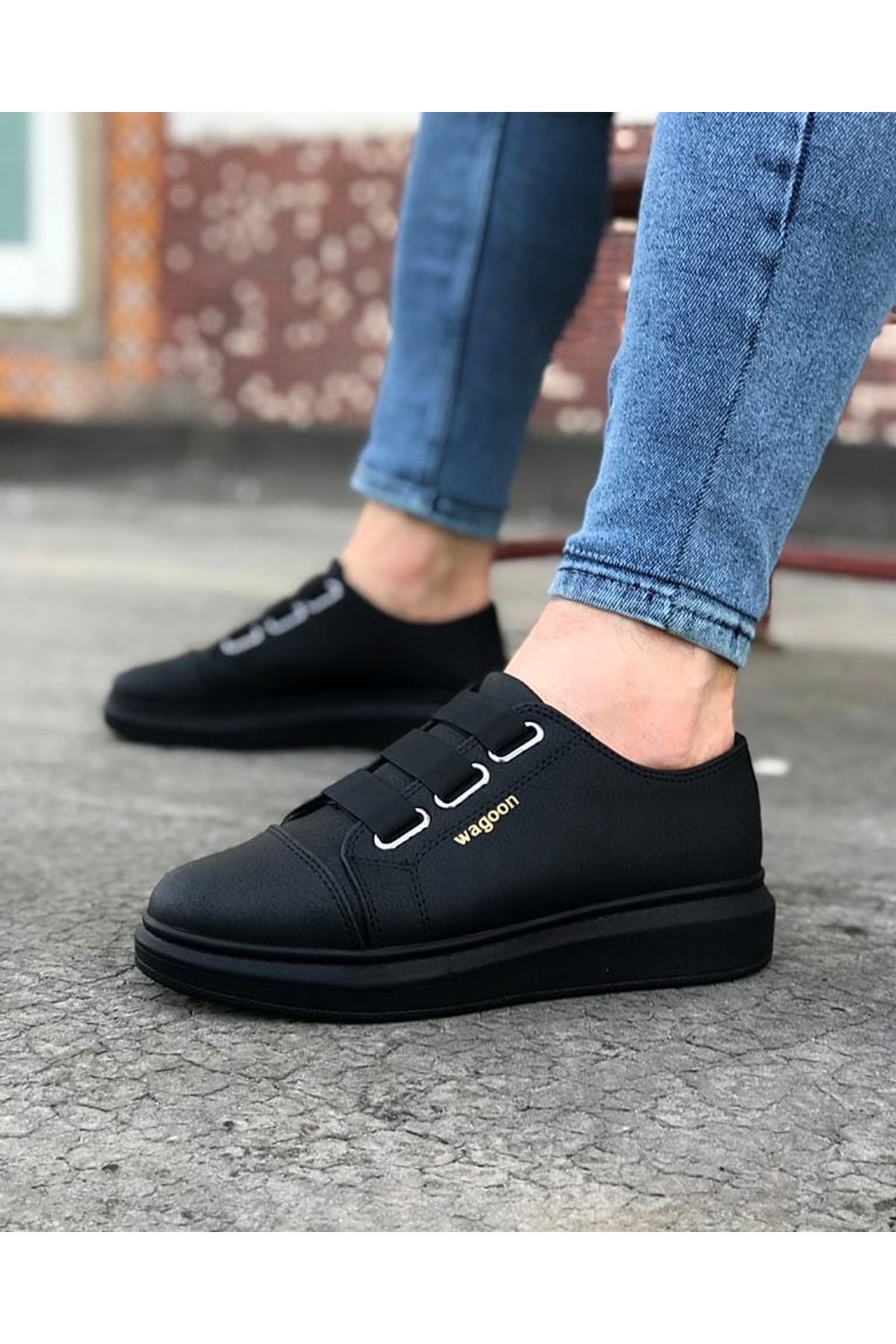 0001154-wagoon-wg026-komur-kalin-taban-casual-erkek-ayakkabi.jpeg Kömür Kalın Taban Casual Erkek Ayakkabı - Görsel 1