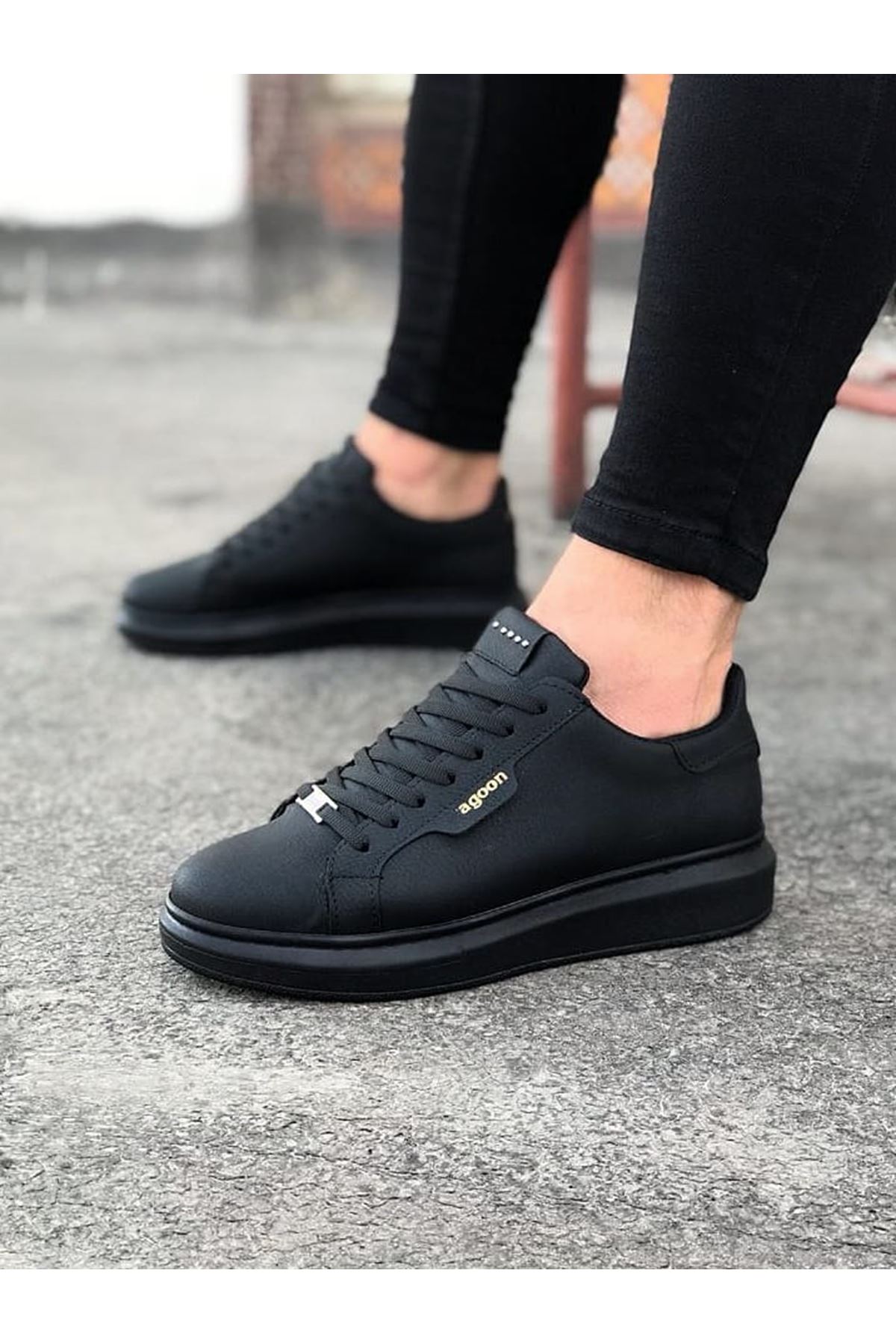 0001421-wagoon-wg01-komur-erkek-casual-ayakkabi.jpeg Kömür Erkek Casual Ayakkabı - Görsel 1