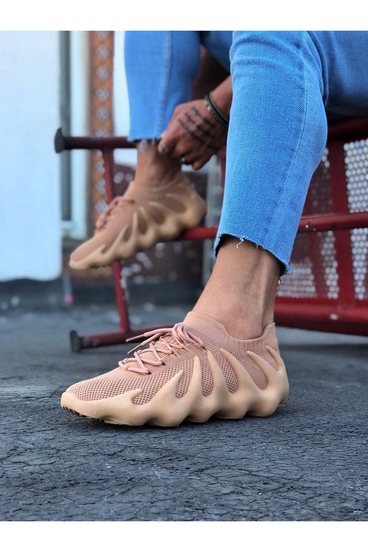 0001911-wagoon-wg300-taba-triko-sargi-taban-casual-erkek-ayakkabi.jpeg Taba Triko Sargı Taban Casual Erkek Ayakkabı - Görsel 1