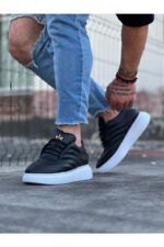 Siyah Cilt Erkek Casual Ayakkabı - Görsel 2