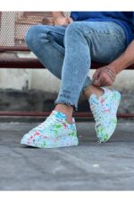 Yeşil Boyalı Erkek Casual Ayakkabı - Görsel 2