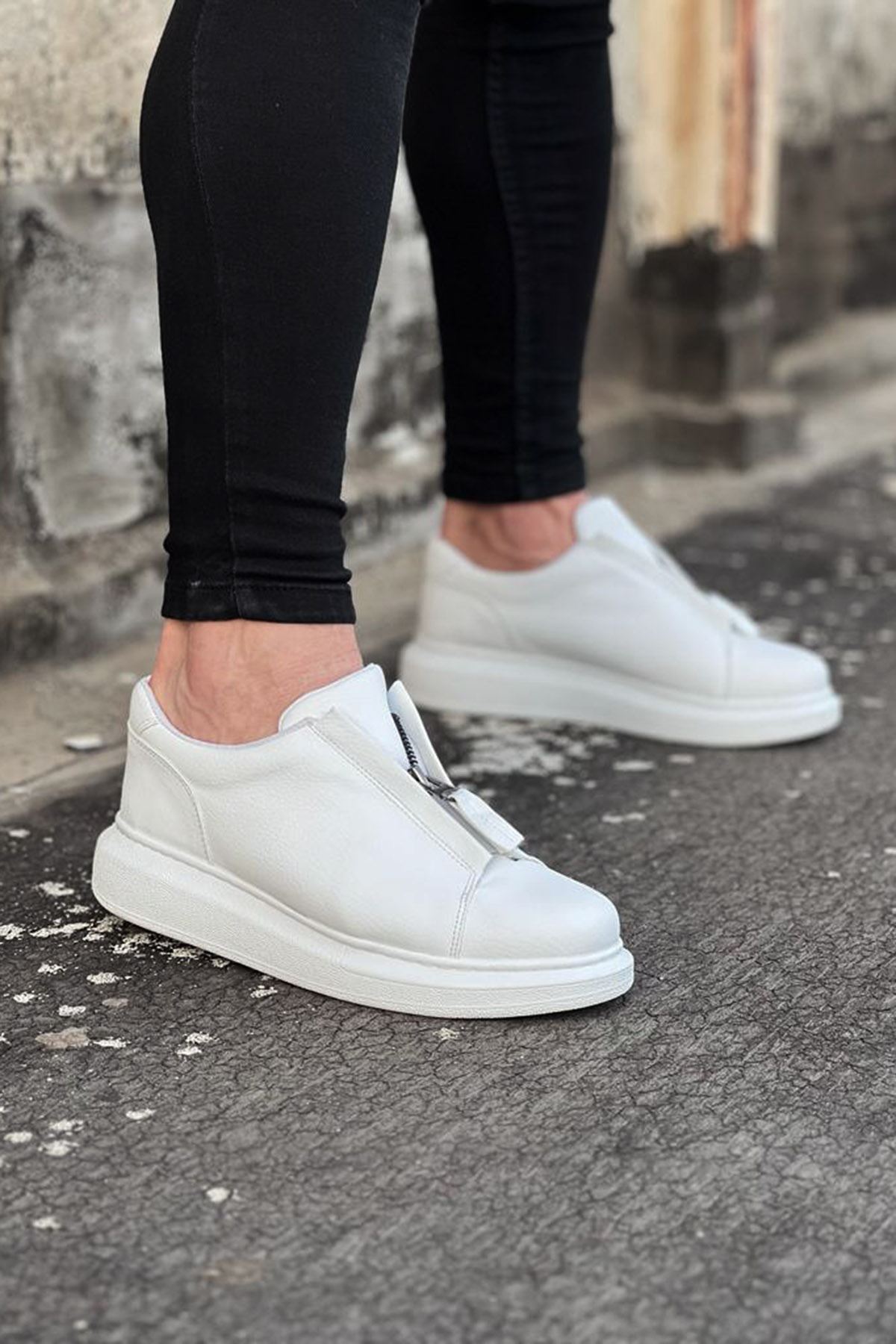 0002733-wagoon-wg010-beyaz-cilt-erkek-casual-ayakkabi.jpeg Beyaz Cilt Erkek Casual Ayakkabı - Görsel 1