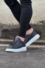 Gri Cilt Erkek Casual Ayakkabı - Görsel 2
