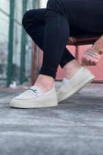 Bej Triko Babet Erkek Casual Ayakkabı - Görsel 2