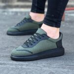 Haki Triko Erkek Casual Ayakkabı