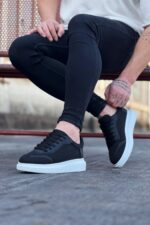 Siyah Triko Erkek Casual Ayakkabı - Görsel 2