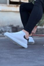 Beyaz Siyah Erkek Casual Ayakkabı - Görsel 2