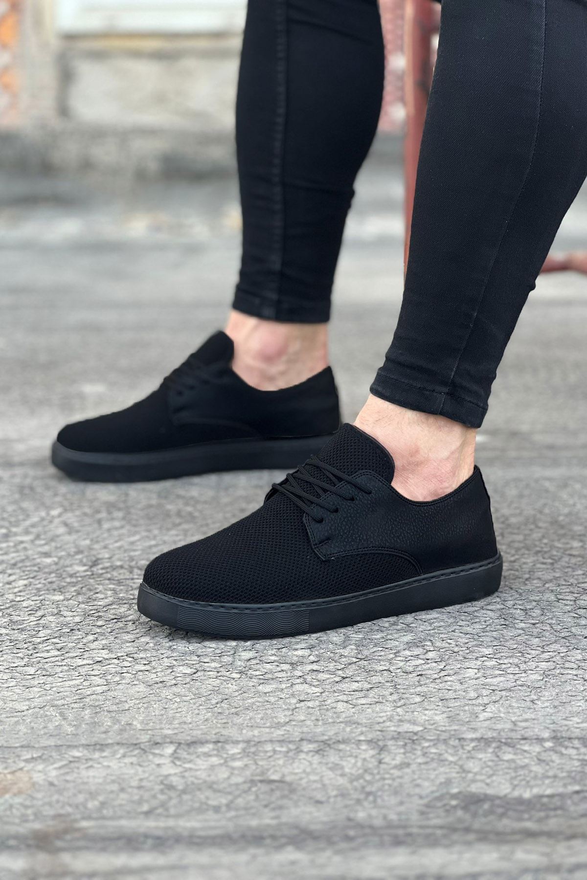 0003064-wagoon-wg016-komur-triko-erkek-casual-ayakkabi.jpeg Kömür Triko Erkek Casual Ayakkabı - Görsel 1
