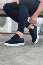 Siyah Triko Erkek Casual Ayakkabı - Görsel 2