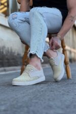 Bej Triko Erkek Casual Ayakkabı - Görsel 2