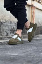 Haki Süet Erkek Casual Ayakkabı - Görsel 3