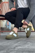 Haki Süet Erkek Casual Ayakkabı - Görsel 2
