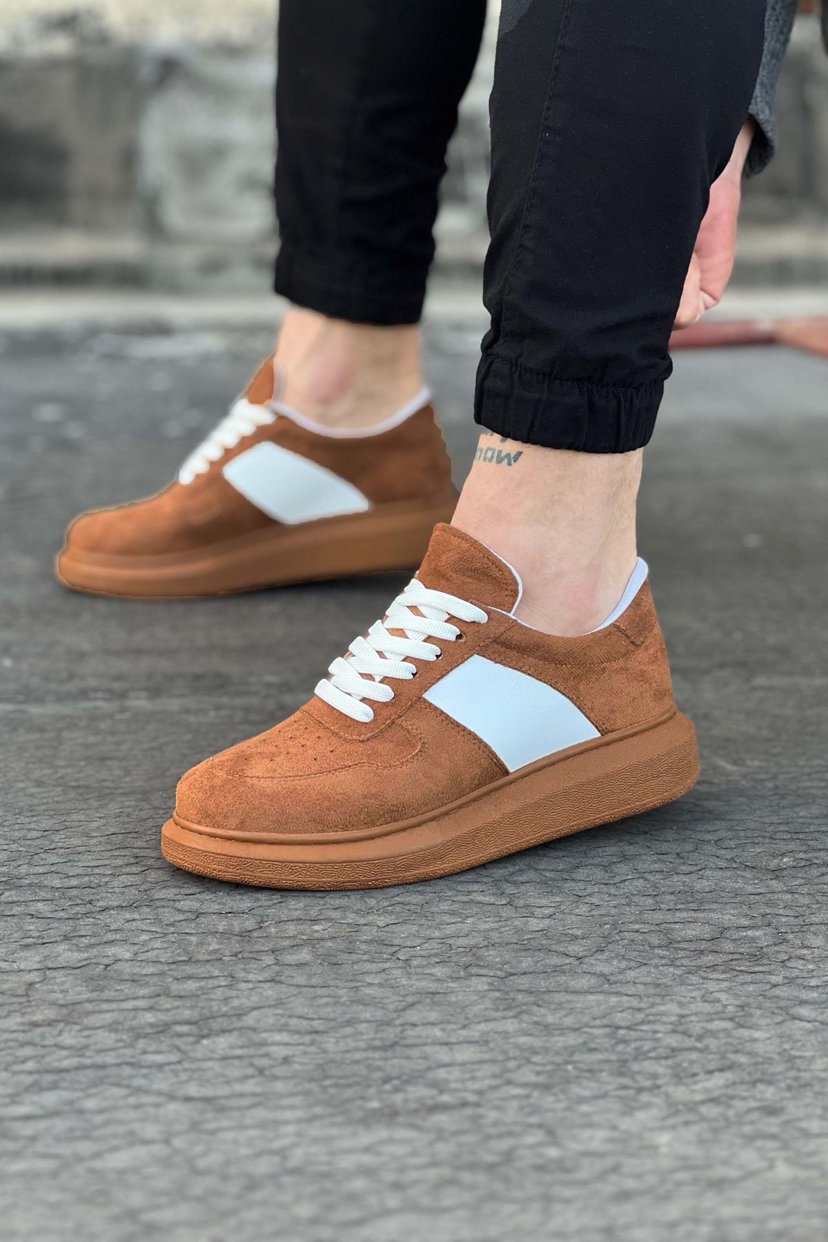 0003203-wagoon-wg011-taba-suet-erkek-casual-ayakkabi.jpeg Taba Süet Erkek Casual Ayakkabı - Görsel 1