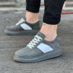 Gri Süet Erkek Casual Ayakkabı