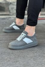 Gri Süet Erkek Casual Ayakkabı