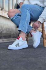 Beyaz Gri Erkek Casual Ayakkabı - Görsel 2