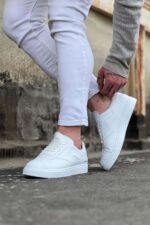 Beyaz Erkek Casual Ayakkabı - Görsel 3