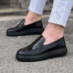 Kömür Rugan Erkek Casual Ayakkabı