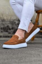 Taba Süet Erkek Casual Ayakkabı - Görsel 2