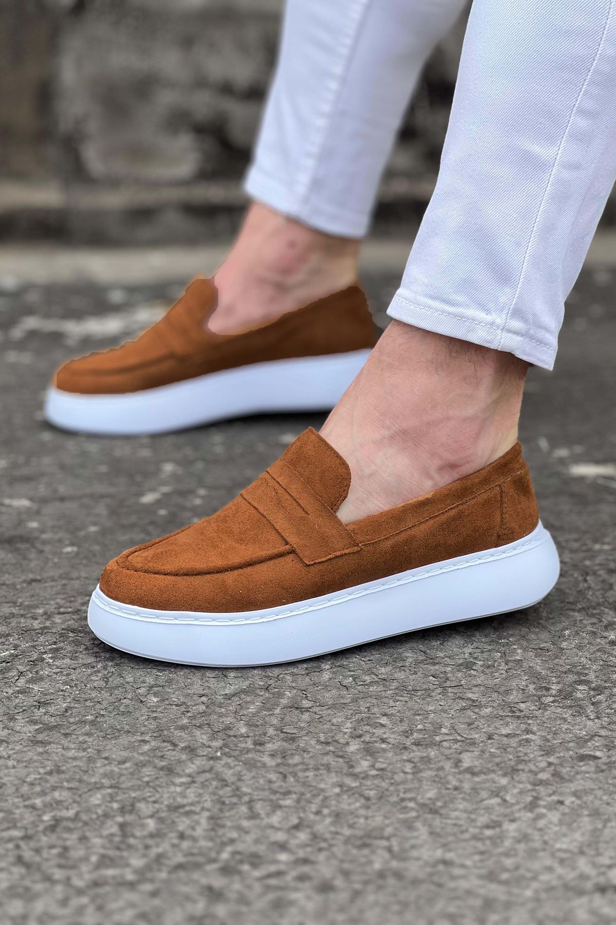 0003335-wagoon-wg161-taba-suet-erkek-casual-ayakkabi.jpeg Taba Süet Erkek Casual Ayakkabı - Görsel 1