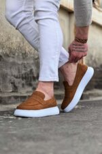 Taba Süet Erkek Casual Ayakkabı - Görsel 3