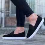 Siyah Triko Babet Erkek Casual Ayakkabı