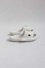 Köpekbalığı Beyaz Unisex Tam Ortopedik Terlik Shark Slides Cuk - Görsel 2