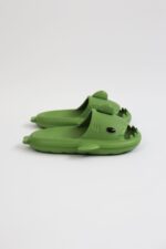 Köpekbalığı Haki Unisex Tam Ortopedik Terlik Shark Slides - Görsel 2