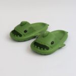 Köpekbalığı Haki Unisex Tam Ortopedik Terlik Shark Slides