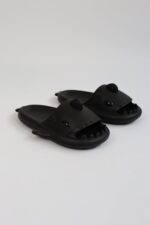 Köpekbalığı Siyah Unisex Tam Ortopedik Terlik Shark Slides - Görsel 3
