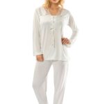 Ekru Penye Pijama Takımı