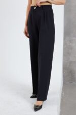 Kadın Beli Lastikli Pzzo Pantolon - Görsel 3