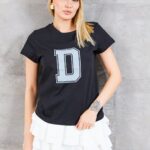 Kadın D Baskılı T-shirt
