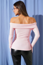 Madonna Çapraz Yaka Bluz Pembe - Görsel 2