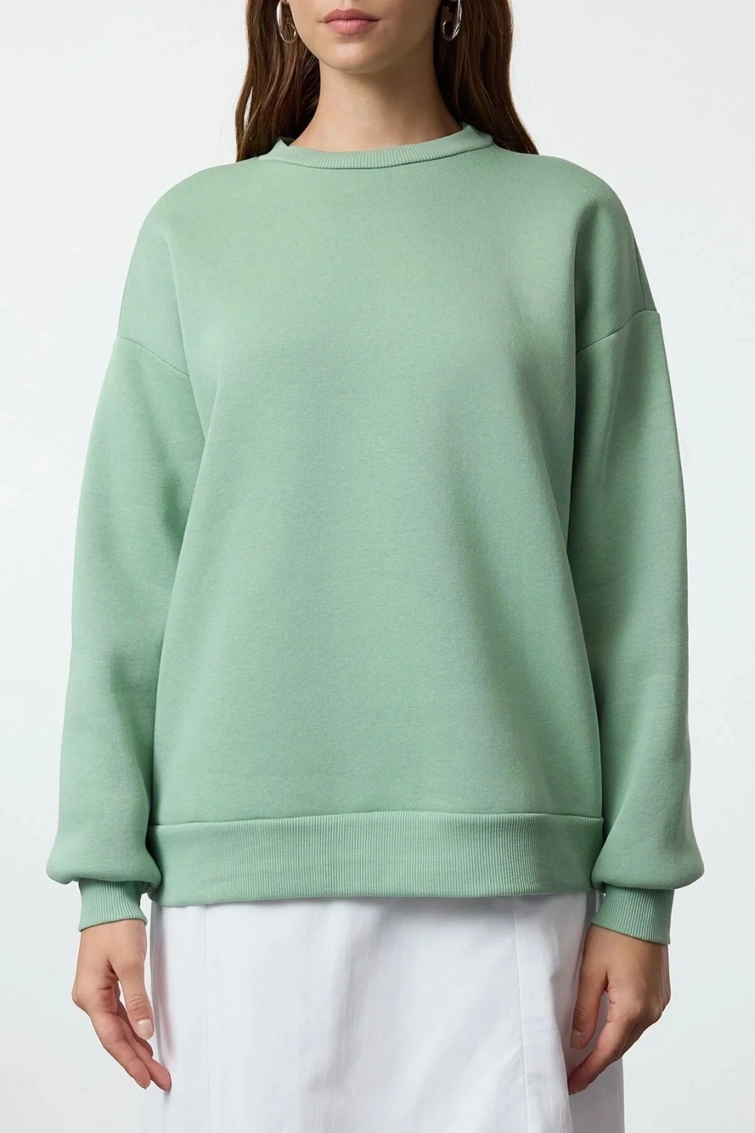 69303799e6318-87996690-sw1066sh1600.png 3 iplik şardonlu bisiklet yaka sweatshirt mint - Görsel 1