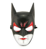 Kırmızı Gözlü Siyah Batman / Batgirl Çocuk Maskesi - Görsel 2