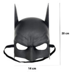 Siyah Batman Çocuk Maskesi - A Kalite Lastikli - Görsel 2