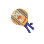 Ahşap Beach Ball Plaj Raket Takımı - Top Hediyeli - Görsel 2