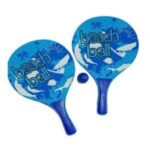 Ahşap Beach Ball Plaj Raket Takımı - Top Hediyeli - Görsel 3