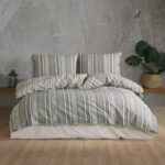 Dokya V1 Yeşil Butik Native Çift Kişilik Nevresim Takımı