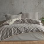 Madras V1 Gri Butik Native Nevresim Takımı