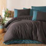 Pure V5 Antrasit Butik Çift Kişilik Nevresim Takımı