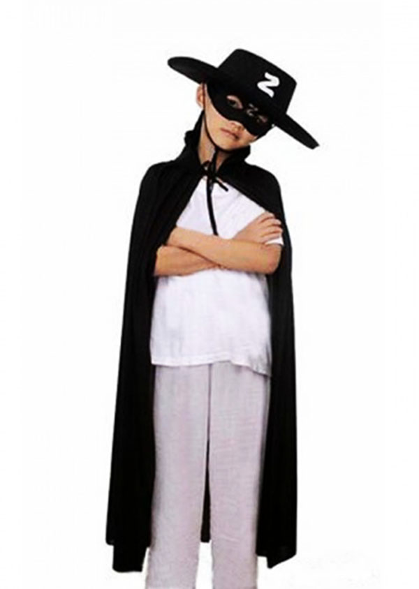 cocuk-boy-zorro-pelerin-sapka-maske-kostum-seti-resim-3612.jpg Çocuk Zorro Kostüm Seti - Pelerin, Şapka ve Maske - Görsel 1