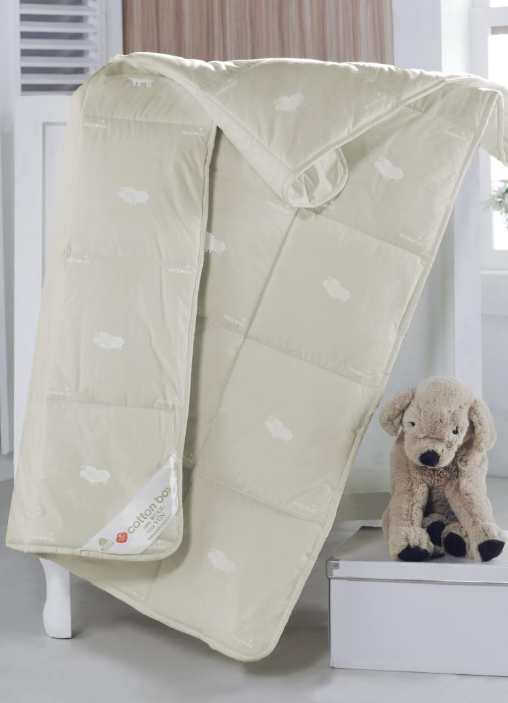 cotton-box-bebek-yun-yorgan-14950.jpg Woolmark Belgeli Saf Yün Bebek Yorganı - 95x145 cm - Görsel 1