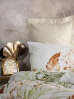 Luster Bej 83 Tel Çift Kişilik Pamuk Saten Nevresim - Görsel 2