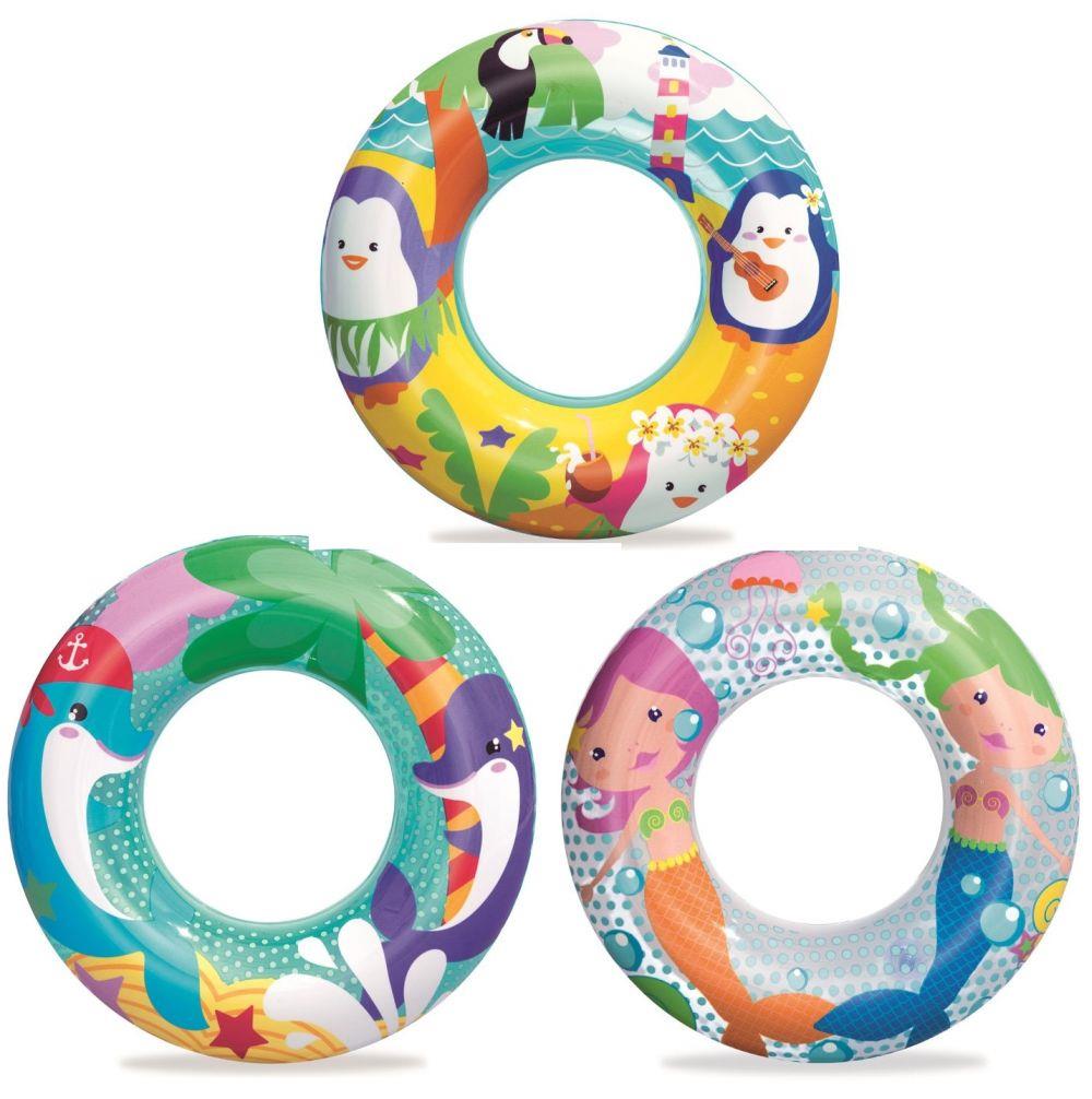 deniz-simiti-36113-lisansli-desenli-simit-51cm-6431.jpg Renkli Desenli Şişme Can Simidi - 51 cm - Görsel 1