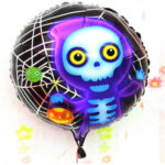 18 inç Halloween İskelet Hayalet Folyo Balon