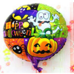 18 inç Halloween Örümcekli Kabak Folyo Balon