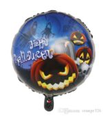 18 inç Happy Halloween Balkabağı Folyo Balon